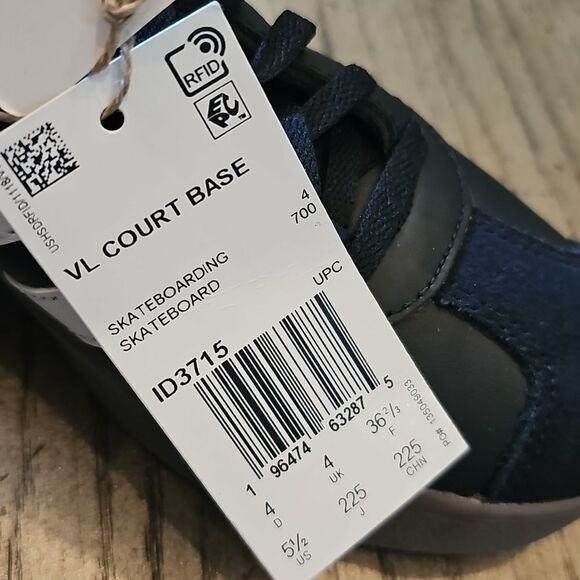 Adidas VL Court Base Size 5.5 NWT - Picture 7 of 11